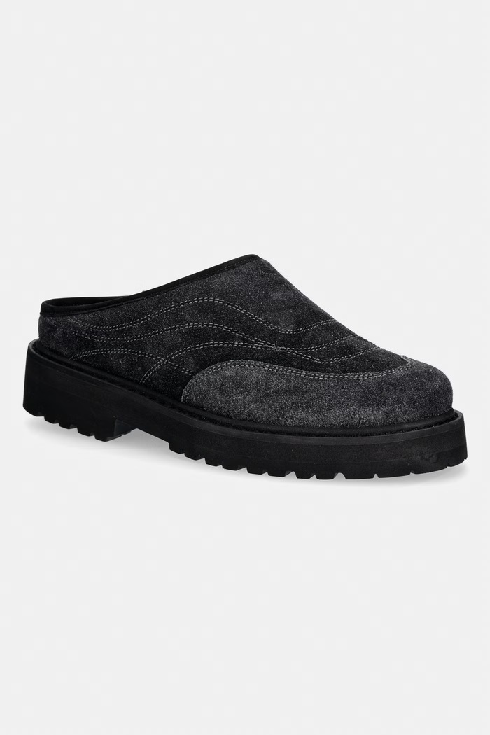 Diemme Maggiore klapki damskie zamszowe czarny DI26SPMAW.M04S004BLK