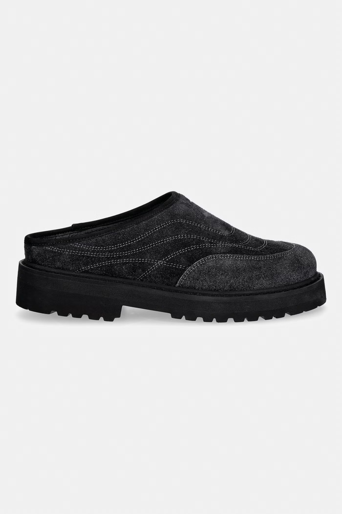 Diemme Maggiore klapki damskie zamszowe DI26SPMAW.M04S004BLK czarny SS26