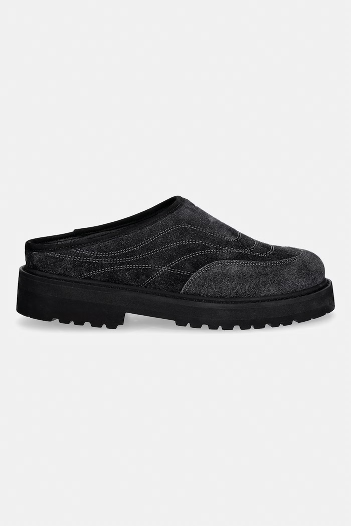 Diemme Maggiore klapki damskie zamszowe DI26SPMAW.M04S004BLK czarny SS26