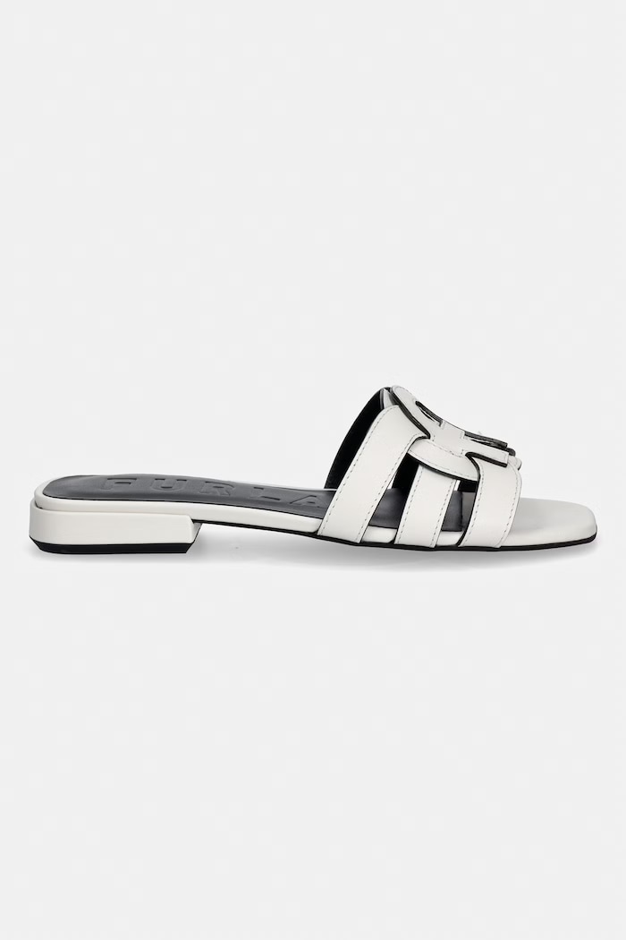 Furla papuci pentru femei, din piele Summer YL22SUM.Y62000.1704S gri SS26