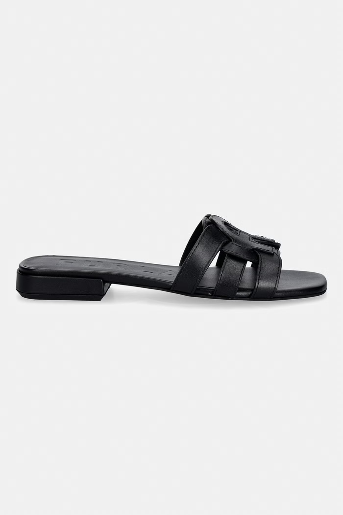 Furla papuci pentru femei, din piele Summer YL22SUM.Y62000.O6000 negru SS26