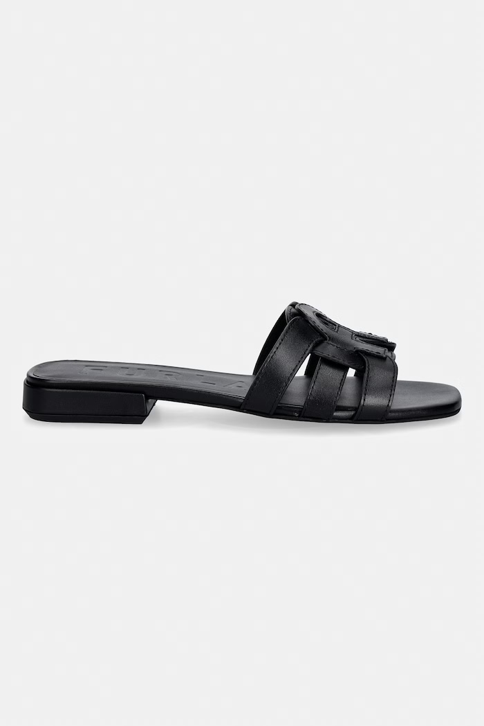 Furla papuci pentru femei, din piele Summer YL22SUM.Y62000.O6000 negru SS26
