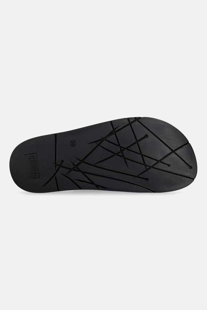 Camper klapki damskie skórzane Lluc Sandal K201881.001 czarny