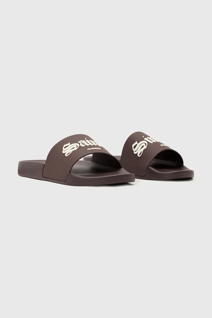 AllSaints šľapky dámske Saint Slider W118FE hnedá SS26