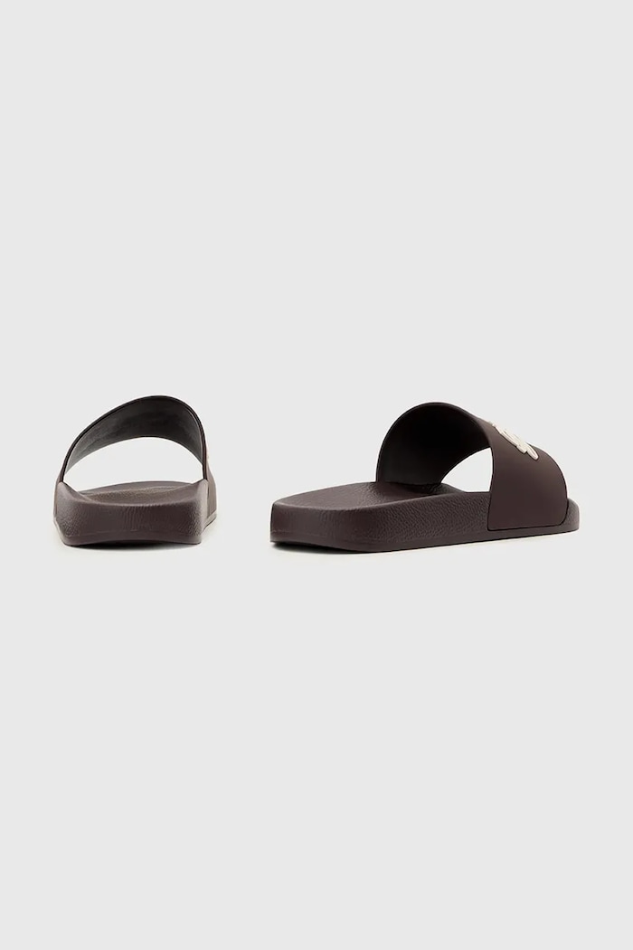 Obuv AllSaints šľapky dámske Saint Slider W118FE hnedá