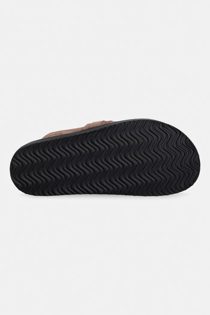 Nokwol papuci pentru femei din piele întoarsă Tammy Mushroom Suede Tammy.Mushroom.Suede maro