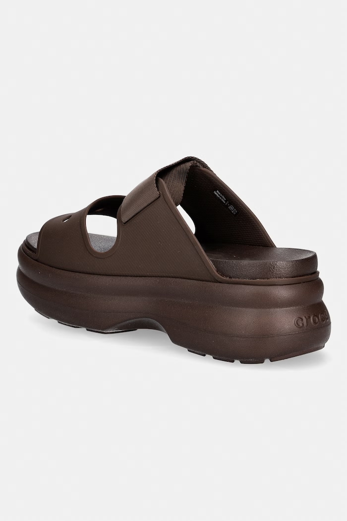 Обувки Crocs Soho дамски чехли с платформа 212861.21Q кафяв