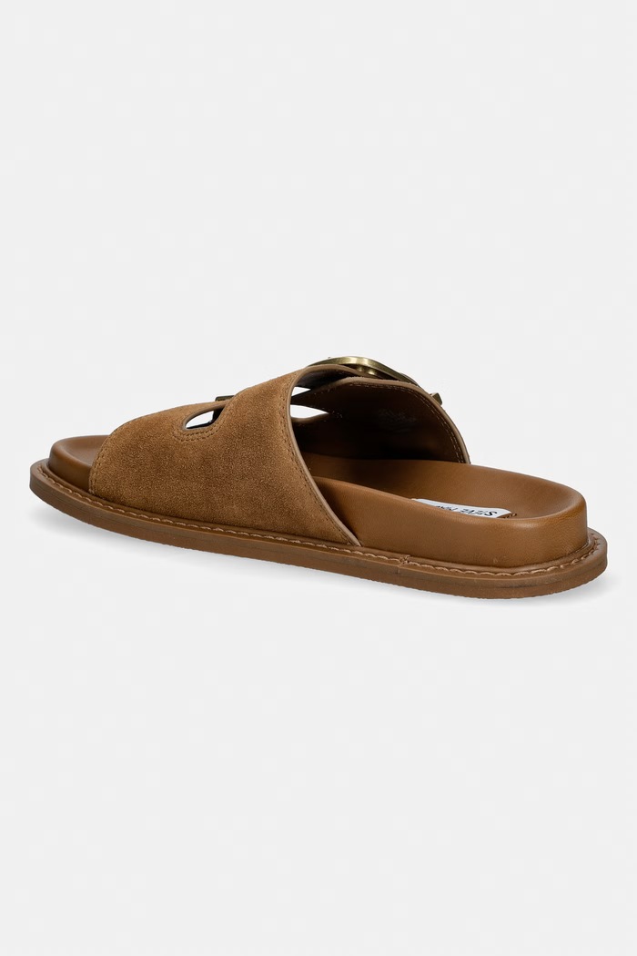 Obuv Steve Madden šľapky dámske semišové Arch 11003596.DCS hnedá