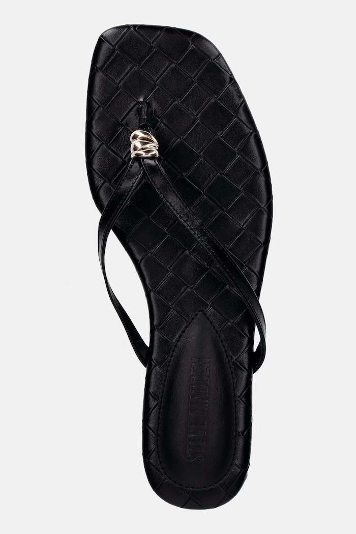 Steve Madden japonki damskie skórzane Maliyah czarny 11003818.017