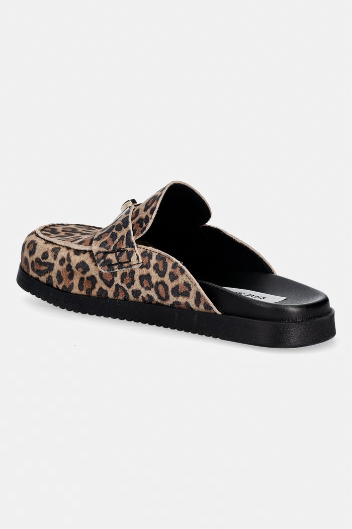 Obuv Steve Madden šľapky so zakrytými prstami dámske nubukové Megg 11005393.96L hnedá
