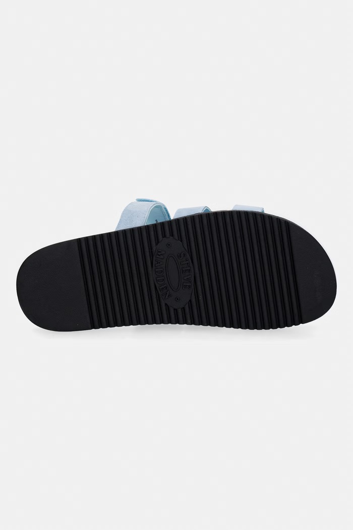 Steve Madden šľapky dámske nubukové Missile 11003028.455 modrá