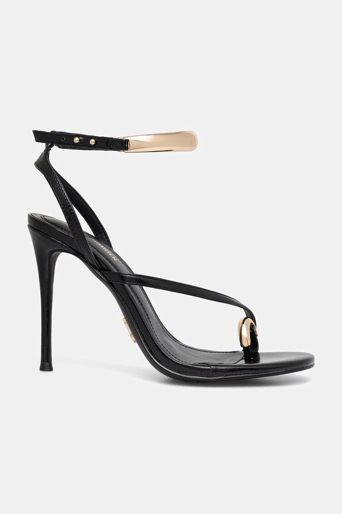 Steve Madden sandále na vysokom podpätku Tia 11003880.001 čierna SS26