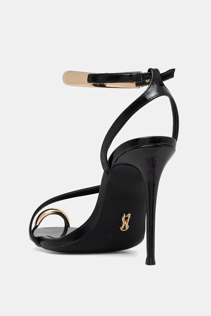 Obuv Steve Madden sandále na vysokom podpätku Tia 11003880.001 čierna