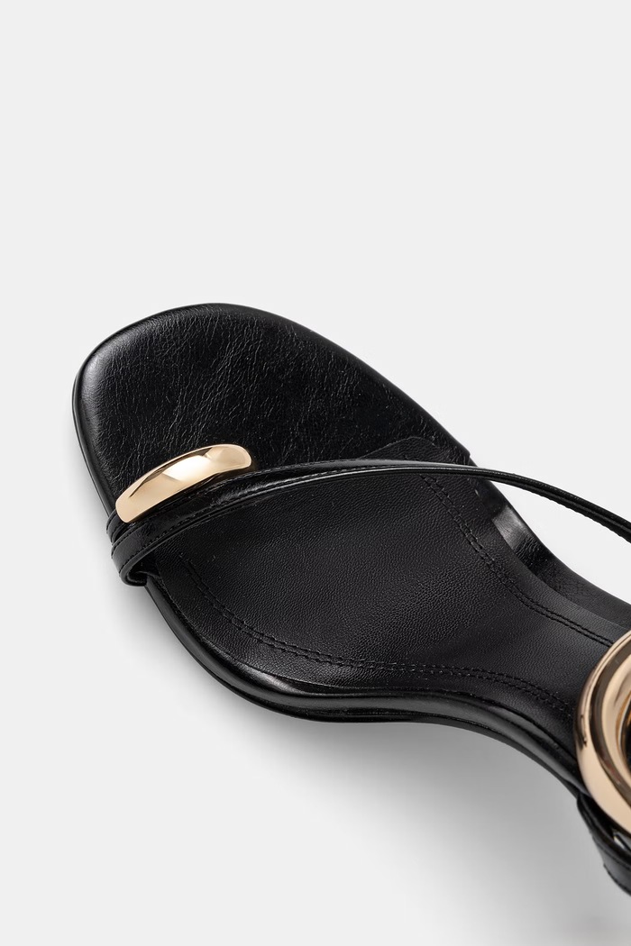 Steve Madden sandále na vysokom podpätku Tia čierna 11003880.001