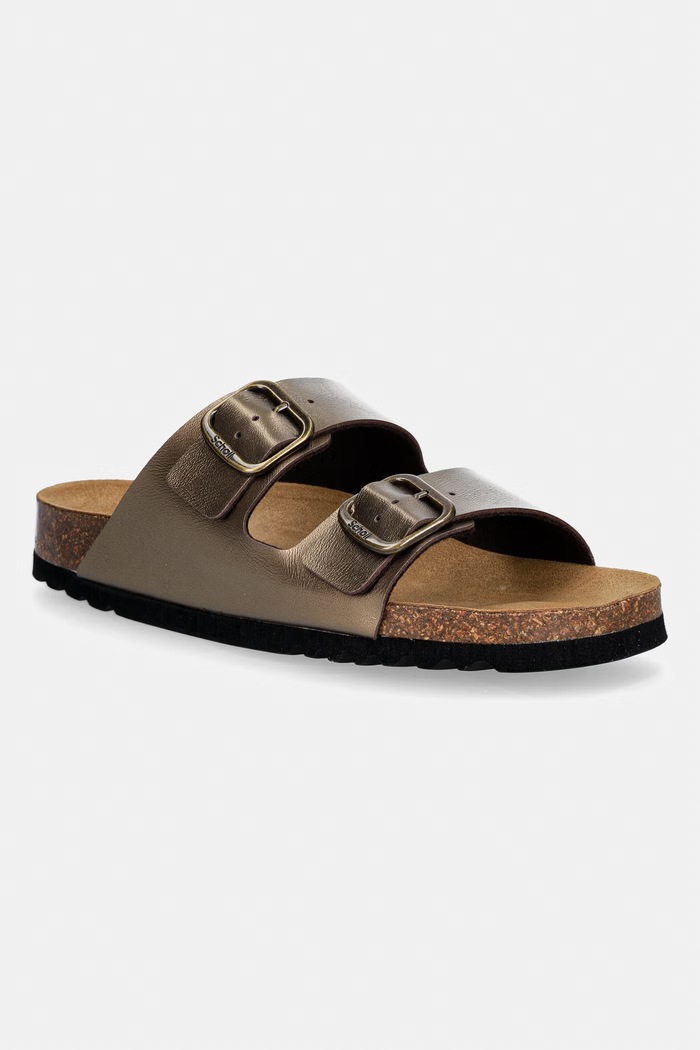 Scholl dámske šľapky JOSEPHINE zlatá F321661010