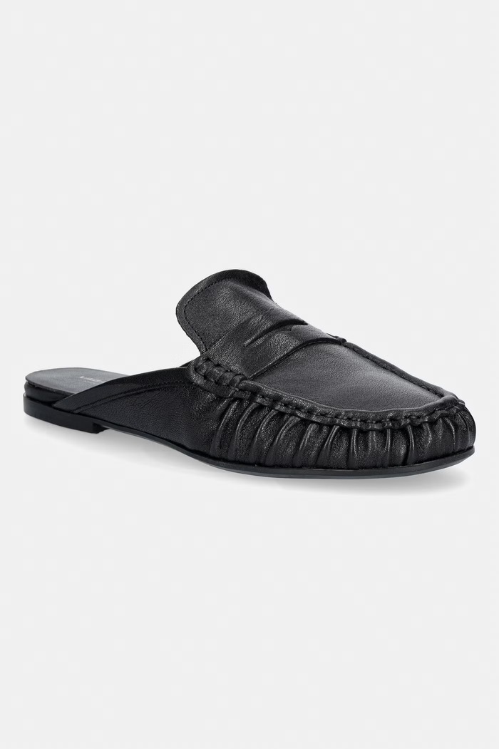 Vagabond Shoemakers šľapky dámske kožené ALEYA čierna 6119.301.20