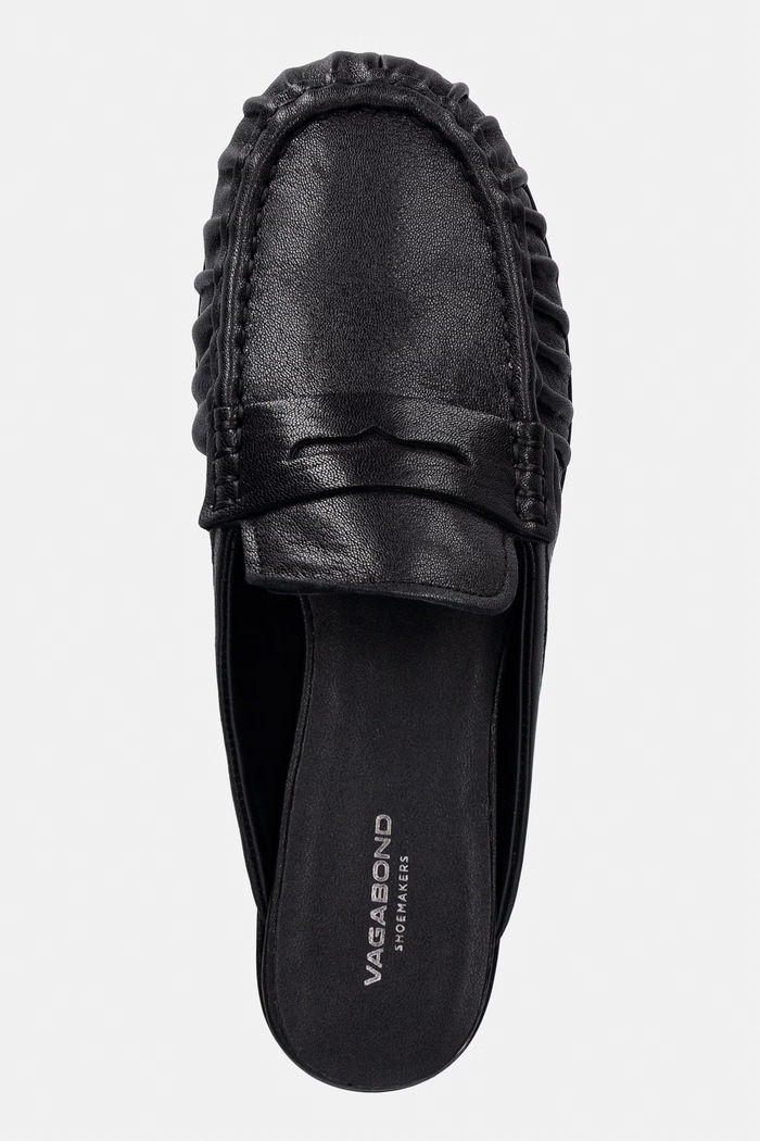 Vagabond Shoemakers šľapky dámske kožené ALEYA čierna 6119.301.20