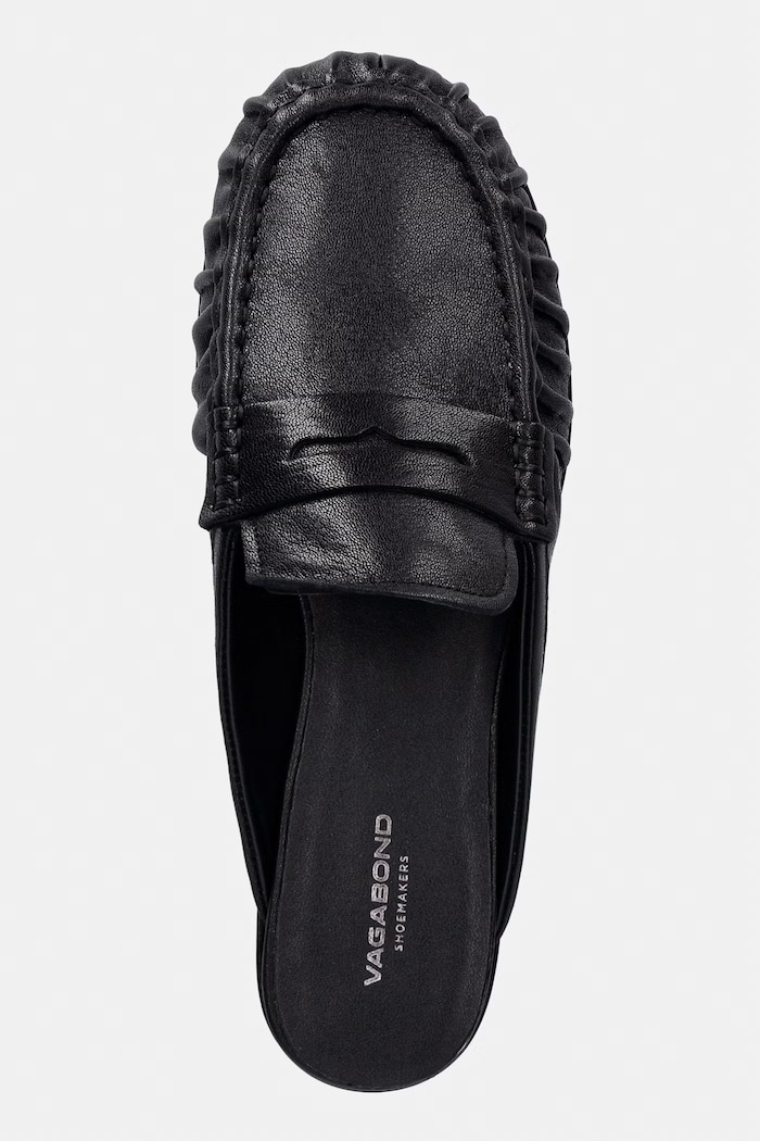 Vagabond Shoemakers šľapky dámske kožené ALEYA čierna 6119.301.20