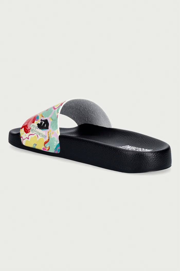 Obuwie Love Moschino klapki damskie JA28162G1OI1080A czarny