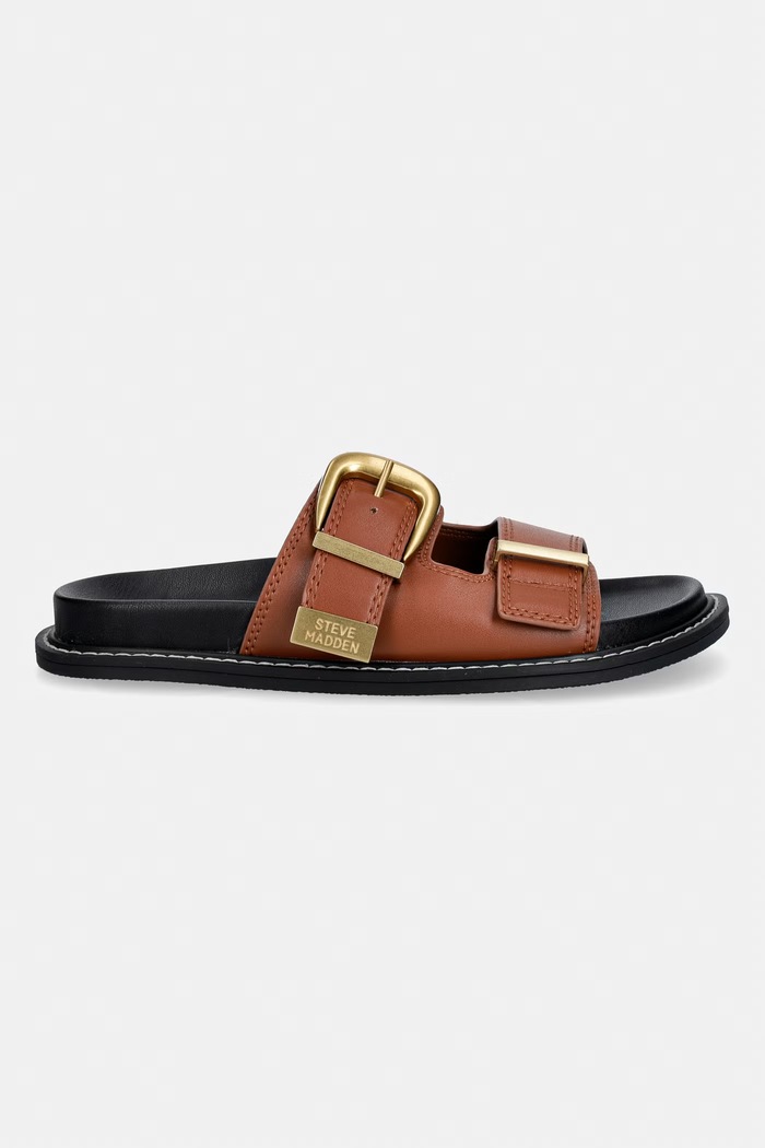 Steve Madden klapki damskie Arch-E 11004702.247 brązowy SS26