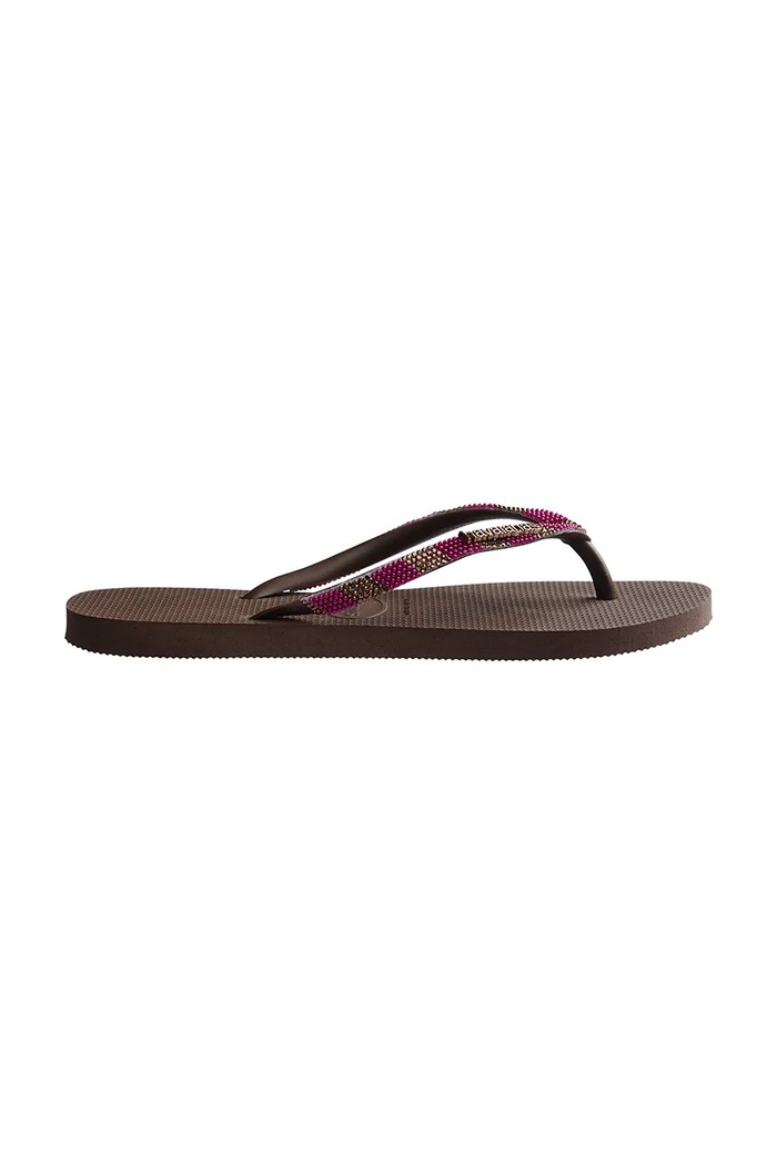 Havaianas japonki damskie SLIM GLOW 4150168.0727 brązowy SS26
