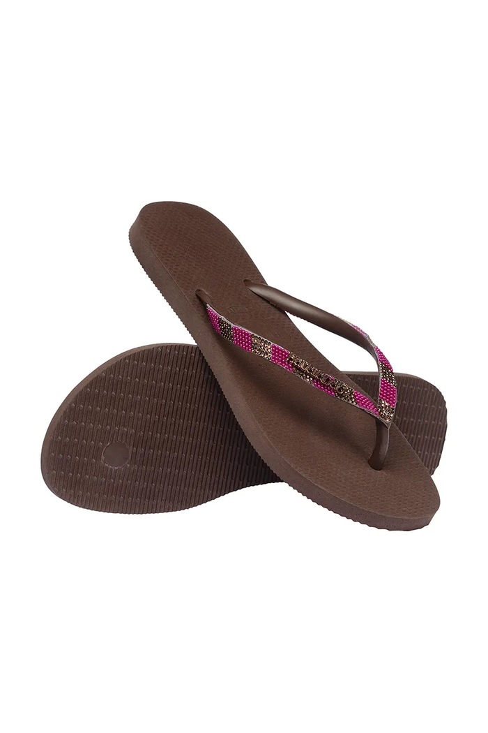 Havaianas japonki damskie SLIM GLOW brązowy 4150168.0727