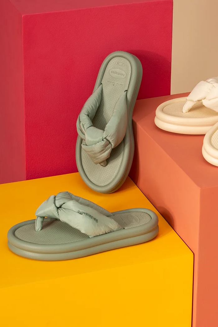 Havaianas japonki damskie OVER PUFFED UP 4150281.1156 zielony