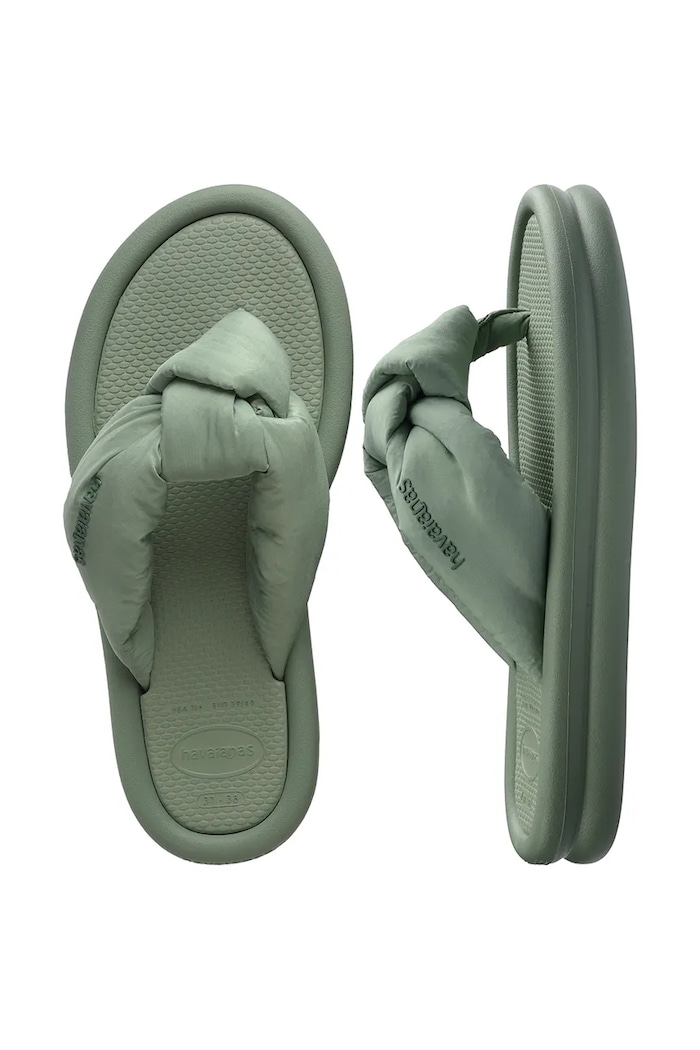 Havaianas japonki damskie OVER PUFFED UP zielony 4150281.1156