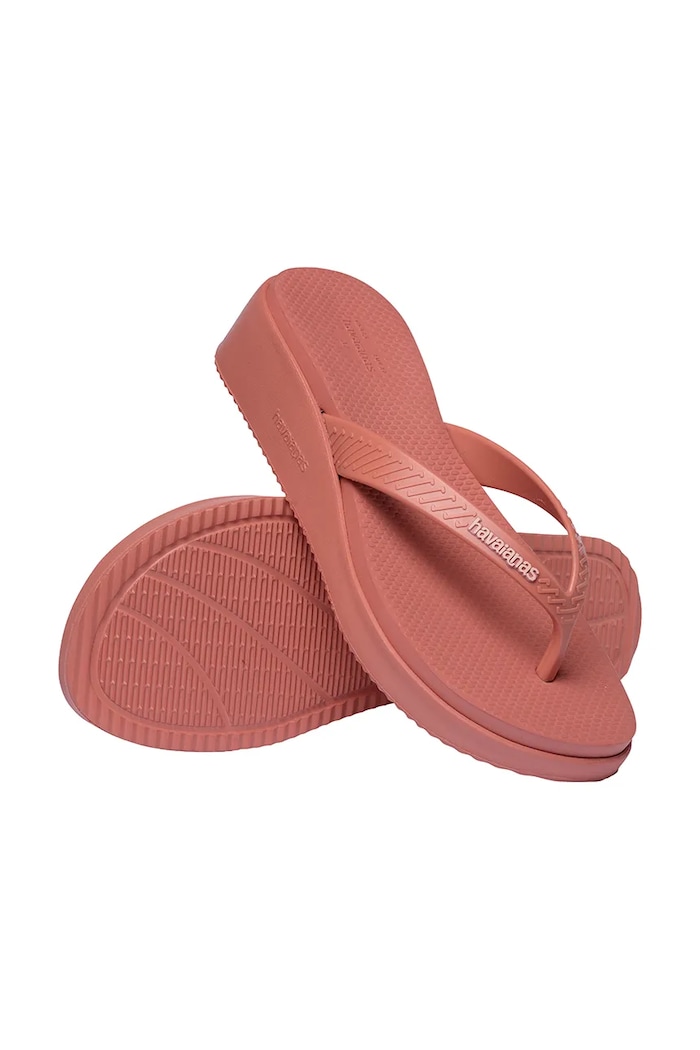Obuwie Havaianas japonki damskie HIGH PLATFORM 4150150.01121 różowy
