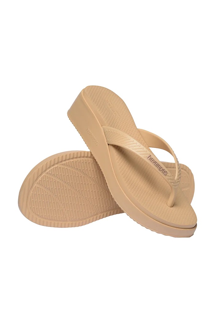 Boty Havaianas žabky dámské HIGH PLATFORM 4150150.00570 béžová