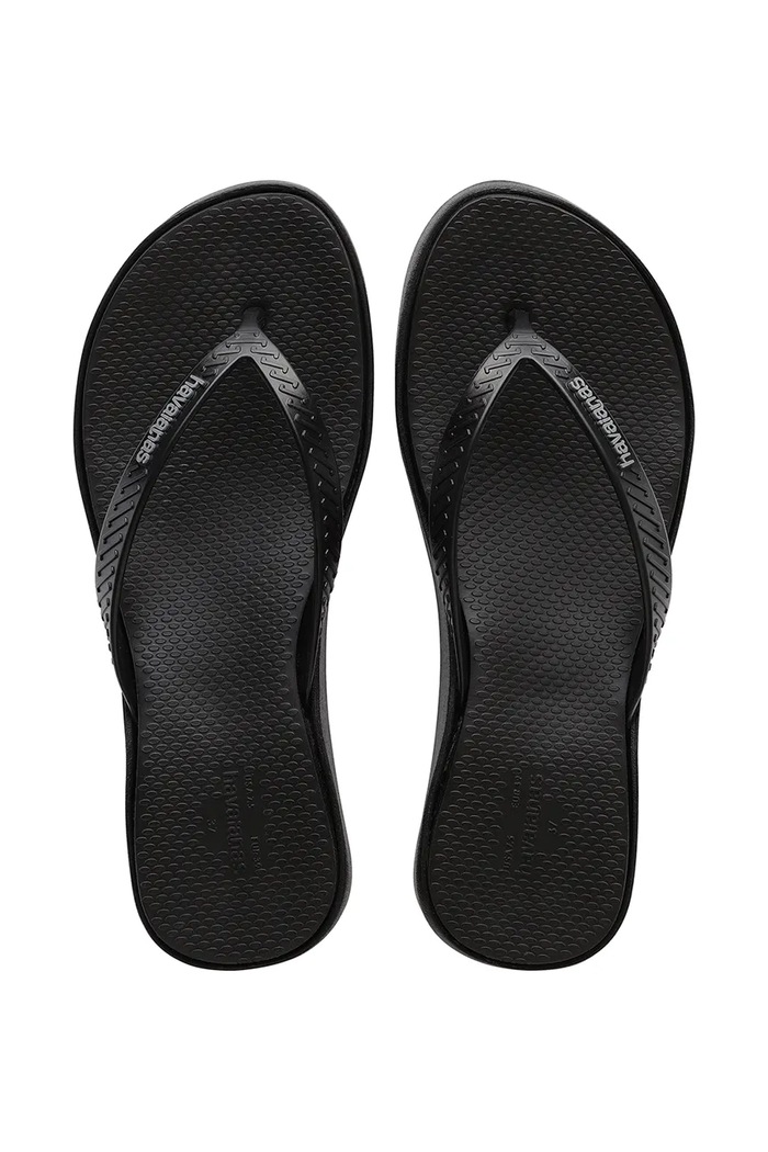 Havaianas σαγιονάρες δίχαλο Γυναικεία HIGH PLATFORM μαύρο 4150150.00090