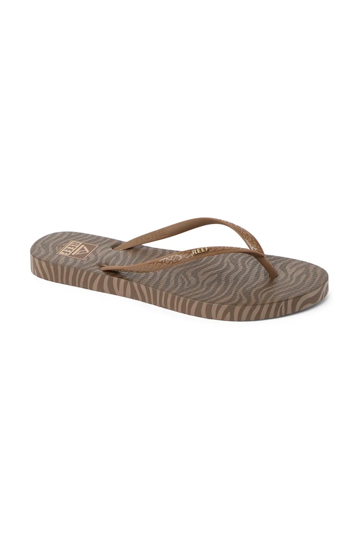 Obuwie Reef japonki damskie Seaside CJ9441 brązowy