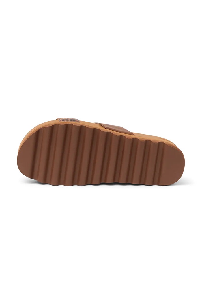 Reef klapki na platformie damskie Cushion Vista Hi brązowy CJ9011