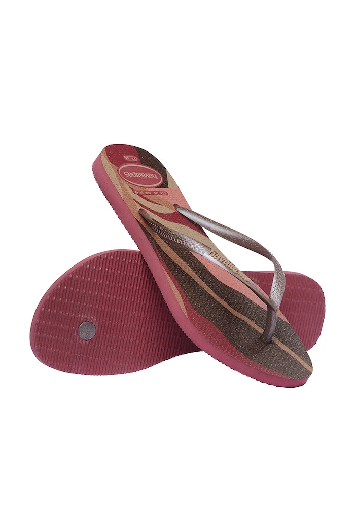 Havaianas japonki damskie SLIM PALETTE GLOW bordowy 4145766.9339