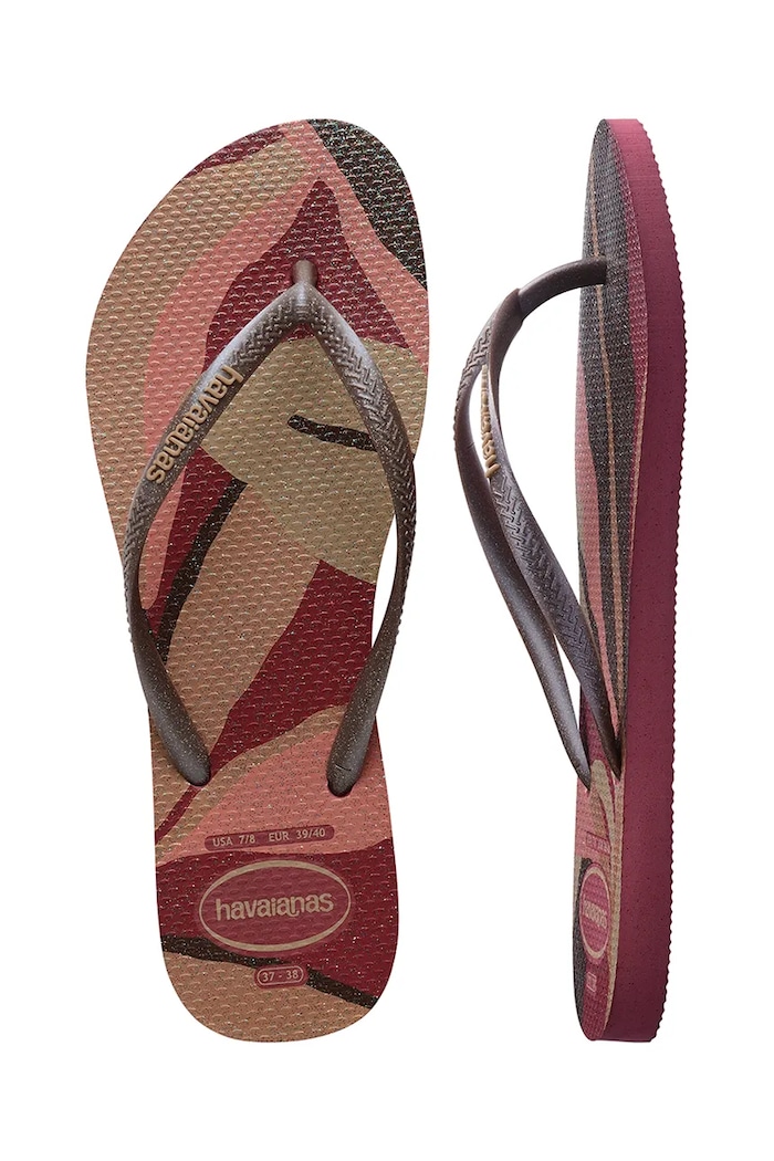 Havaianas japonki damskie SLIM PALETTE GLOW 4145766.9339 bordowy