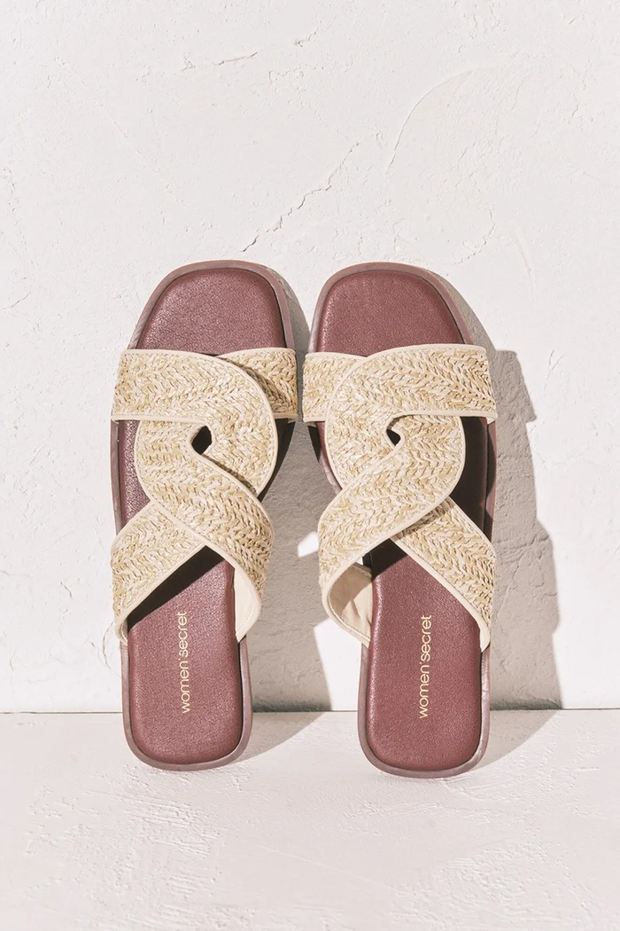 women'secret natikače za žene MMP NATURAL FLAT smeđa 3223028