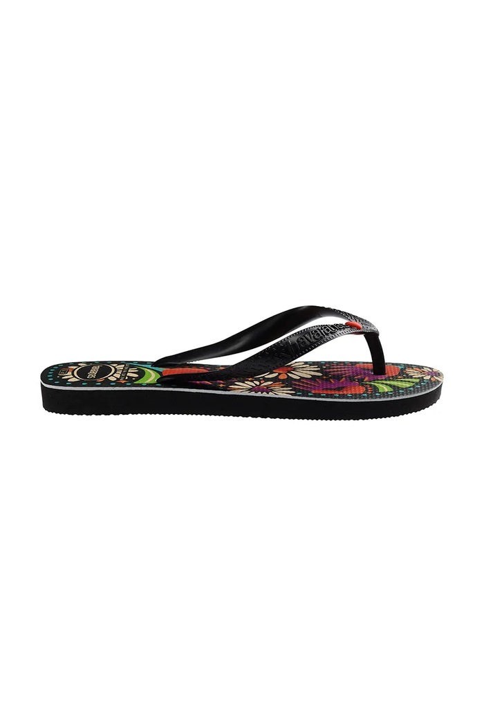 Havaianas japonki damskie TOP BEGONIA CORACAO 4150745.00090 czarny SS26