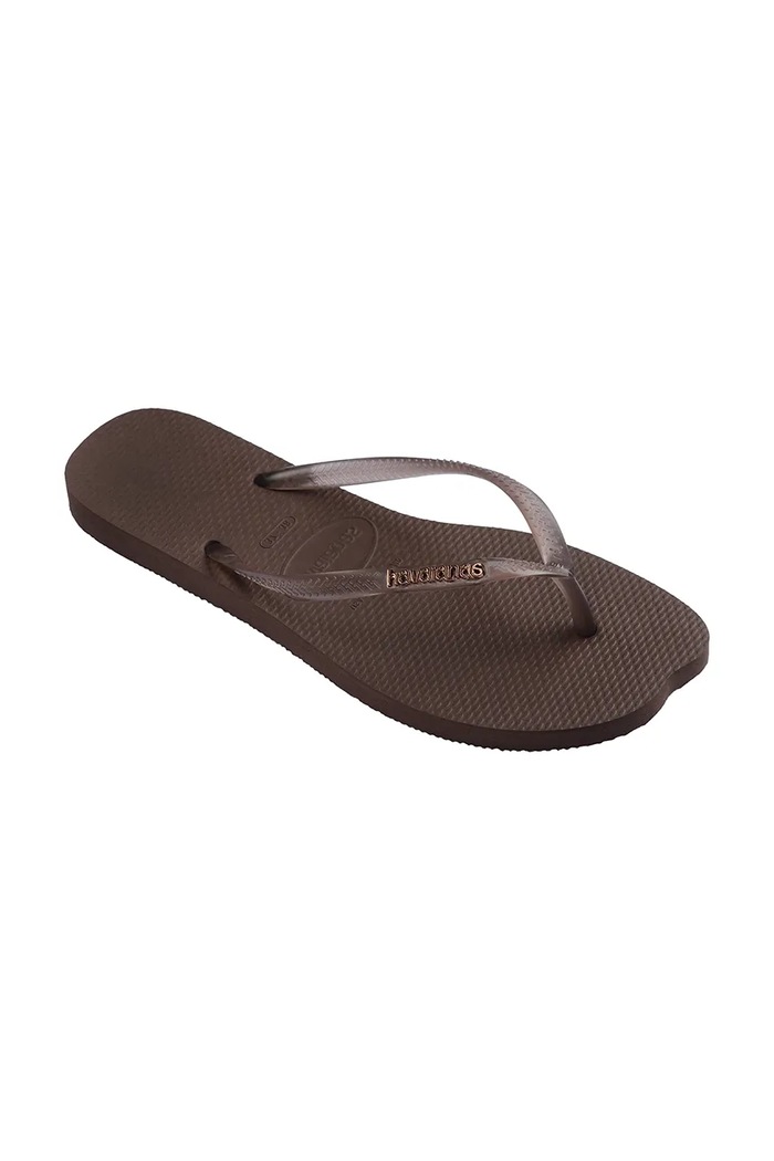 Obuwie Havaianas japonki damskie SLIM SPLIT 4150398.00727 brązowy