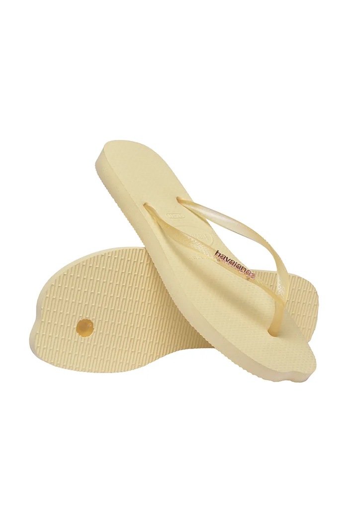 Havaianas japonki damskie SLIM SPLIT żółty 4150398.09256