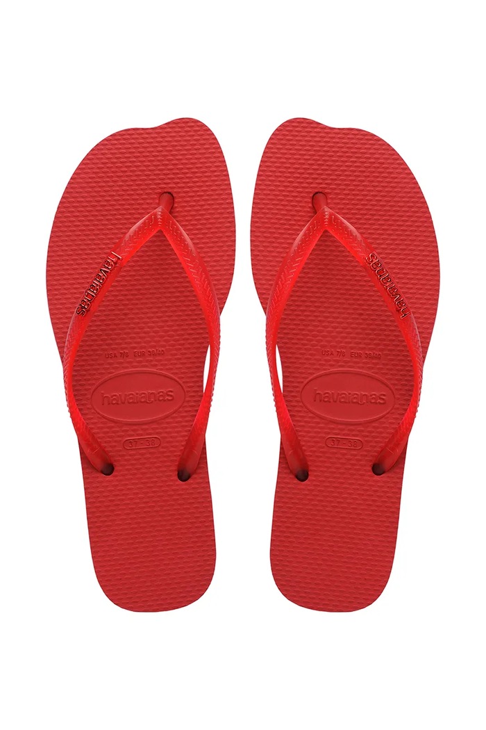 Havaianas japonki damskie SLIM SPLIT czerwony 4150398.01440