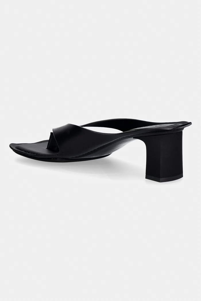 Obuwie MM6 Maison Margiela japonki damskie skórzane S66WP0120.P7702 czarny