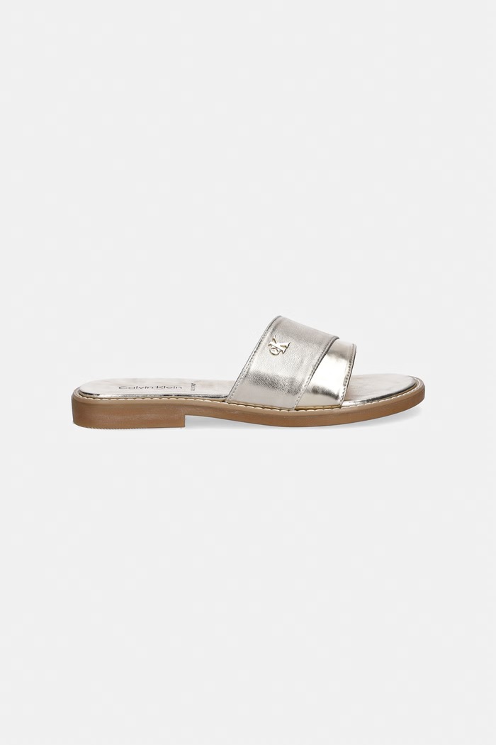 Calvin Klein Jeans șlapi copii V4A2.83351 aur SS26