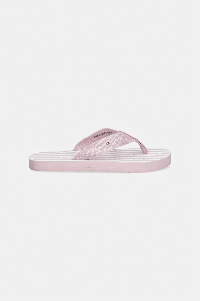 Tommy Hilfiger șlapi pentru copii T3A8.34326 roz SS26
