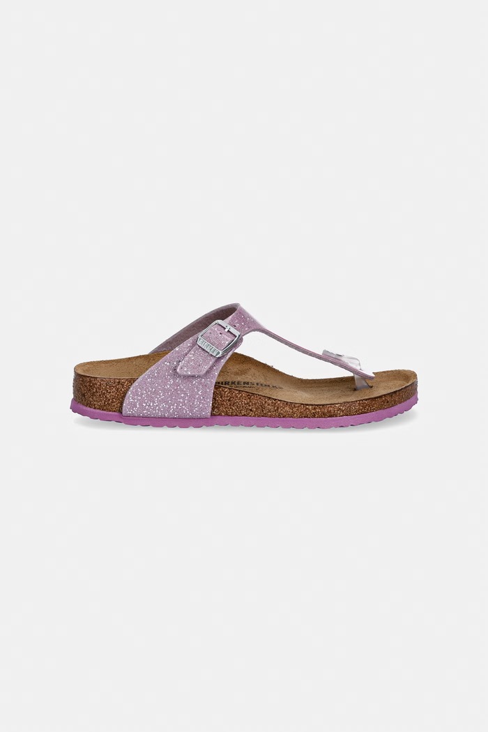 Birkenstock šľapky detské Gizeh Kids BF Cos. Sparkle 1031785.34.35 fialová SS26