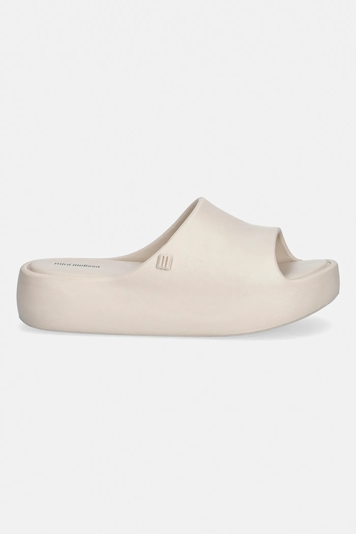 Otroški natikači Melissa FREE PLATFORM SLIDE INF M.37805 bež SS26