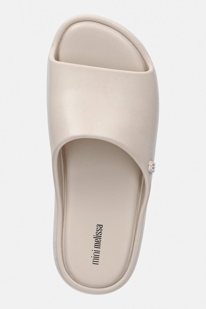 Otroški natikači Melissa FREE PLATFORM SLIDE INF bež M.37805
