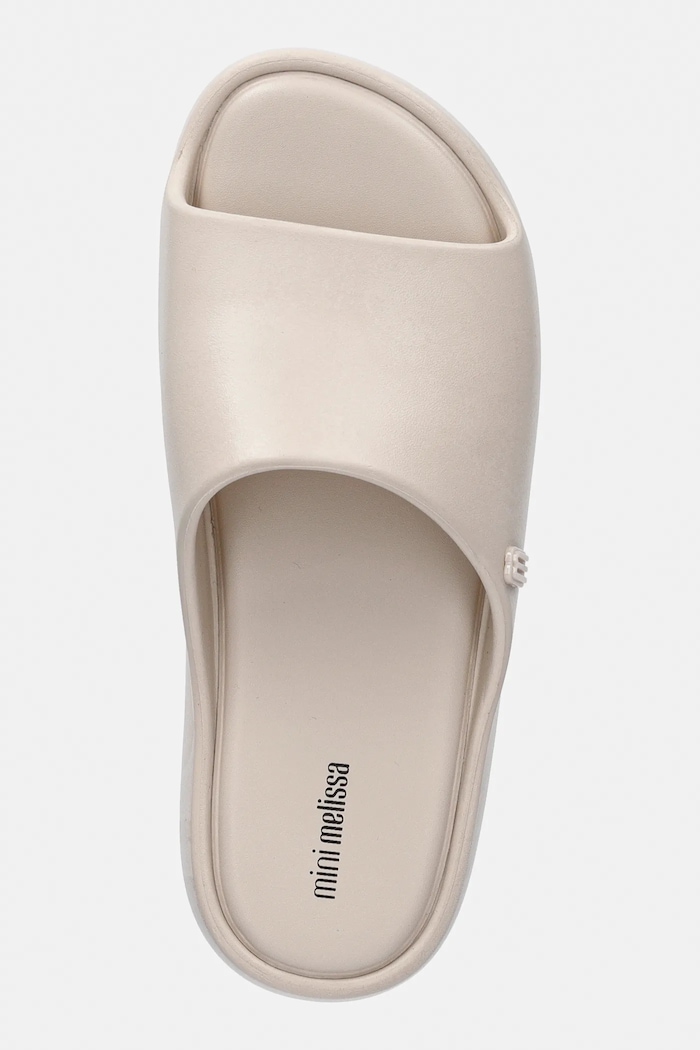 Otroški natikači Melissa FREE PLATFORM SLIDE INF bež M.37805