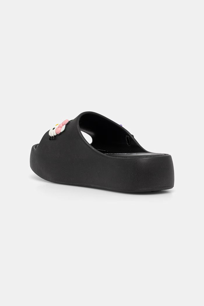 Παιδικές παντόφλες Melissa FREE PLATFORM SLIDE + μαύρο M.37875