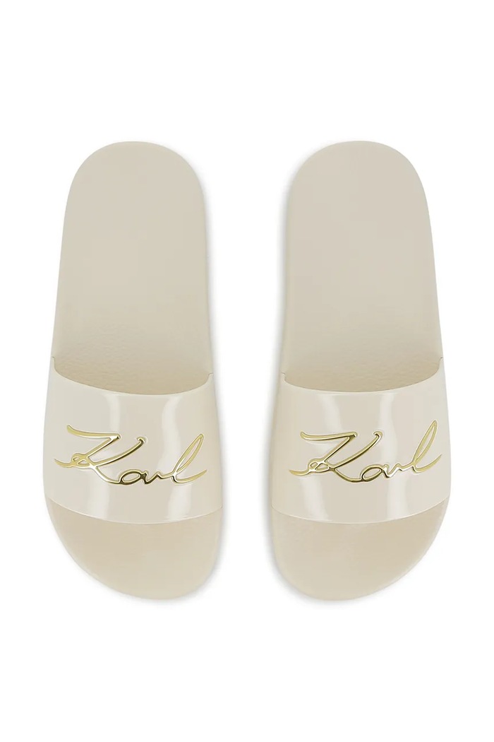 Karl Lagerfeld șlapi copii bej Z31174.36.39