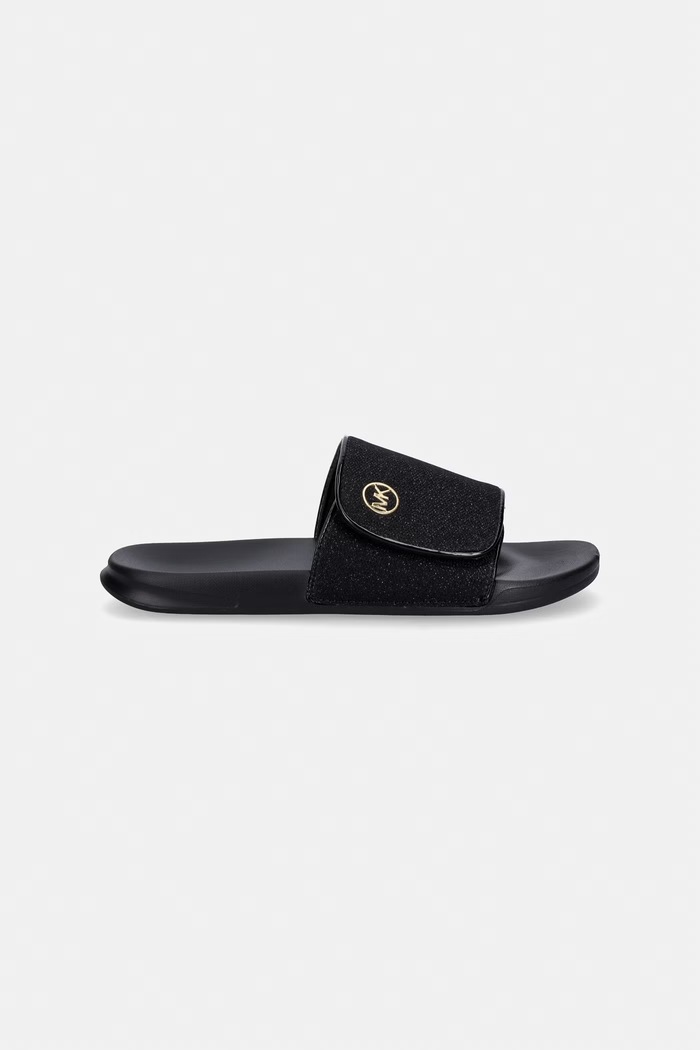 Detské šľapky Michael Kors JETT DARBY MK04190001 čierna SS26